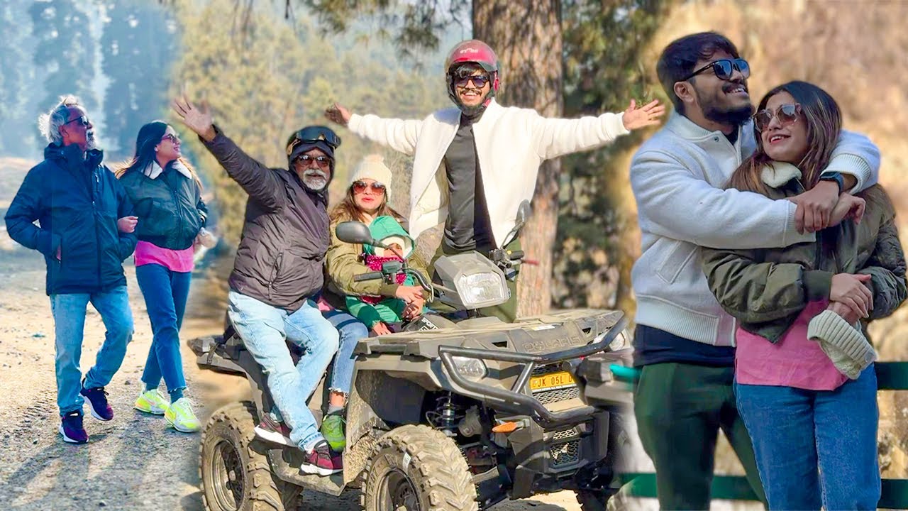 কাশ্মীরের জঙ্গলে Ultimate Family Adventure 🤩😍 বরফে All Terrain Vehicle চালালাম ❤️