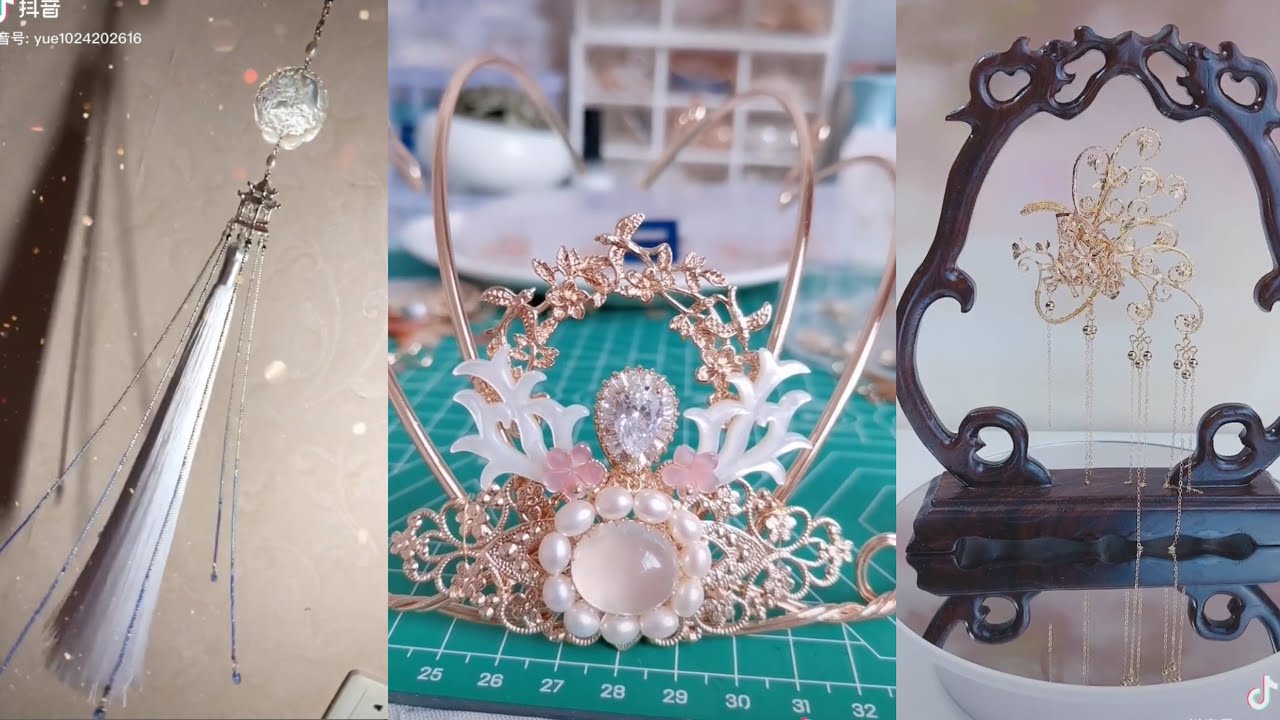|TIK TOK|Hướng dẫn chi tiết cách làm trâm cổ trang cosplay cổ trang Trung Quốc🇨🇳 #-Nhã Di Các