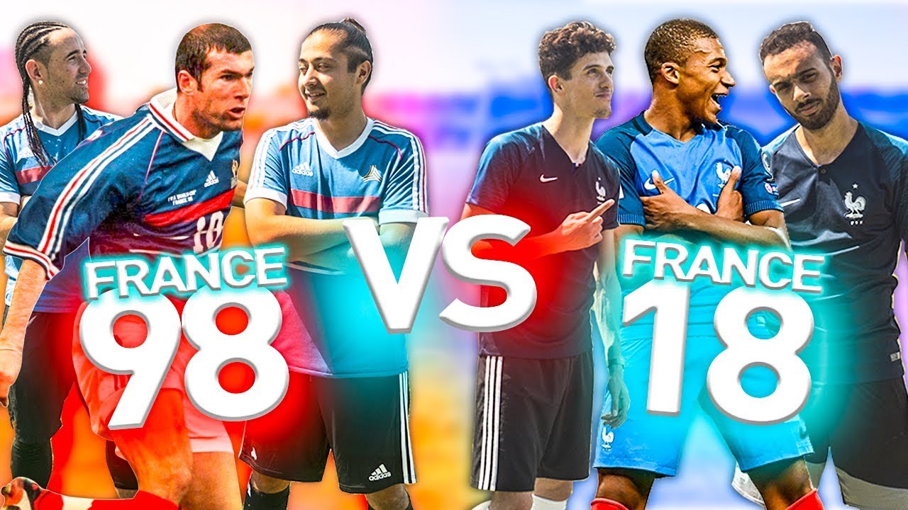 FRANCE 98 VS FRANCE 2018 - QUI ÉTAIENT LES MEILLEURS ?!