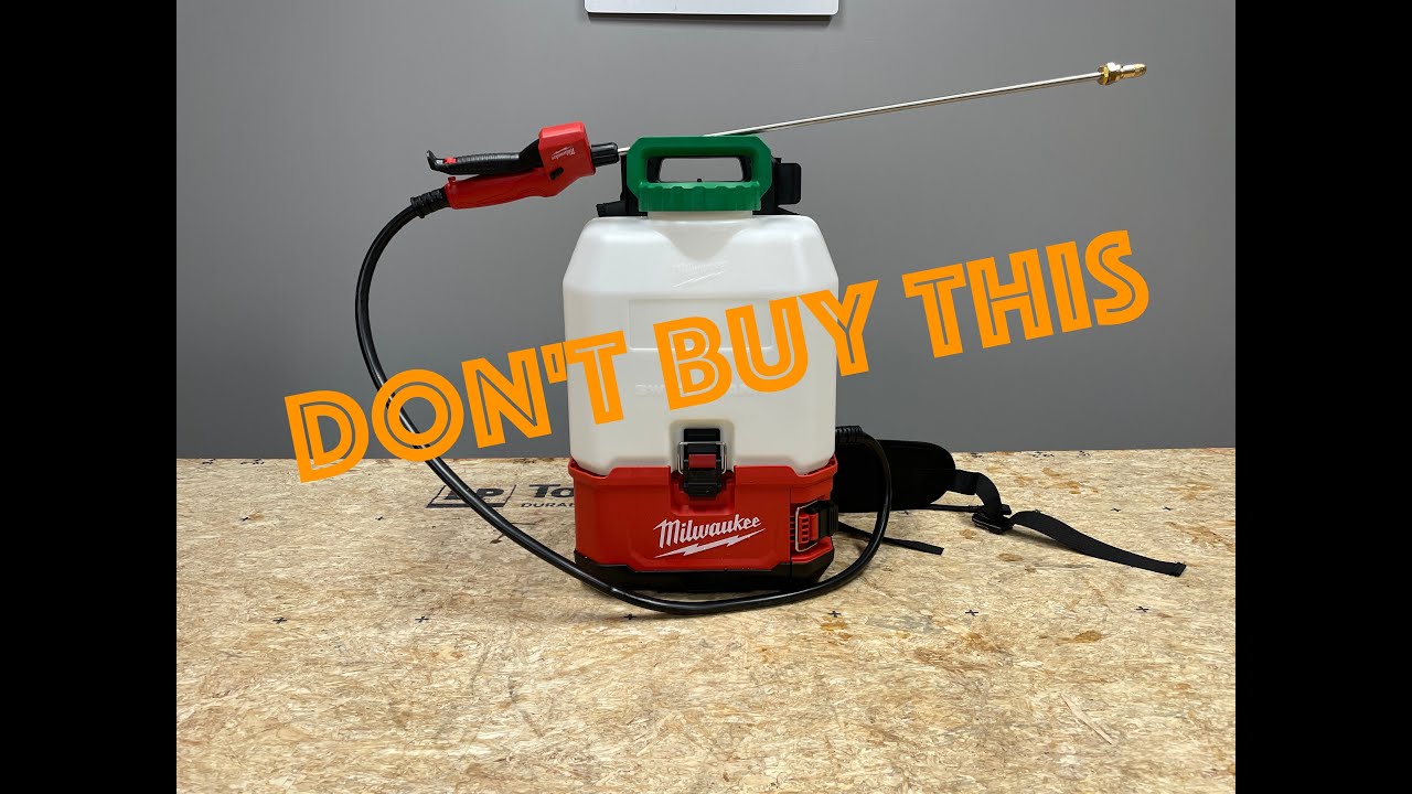 Обзор ранцевого опрыскивателя Milwaukee M18 SWITCH TANK объёмом 4 галлона | Не покупайте