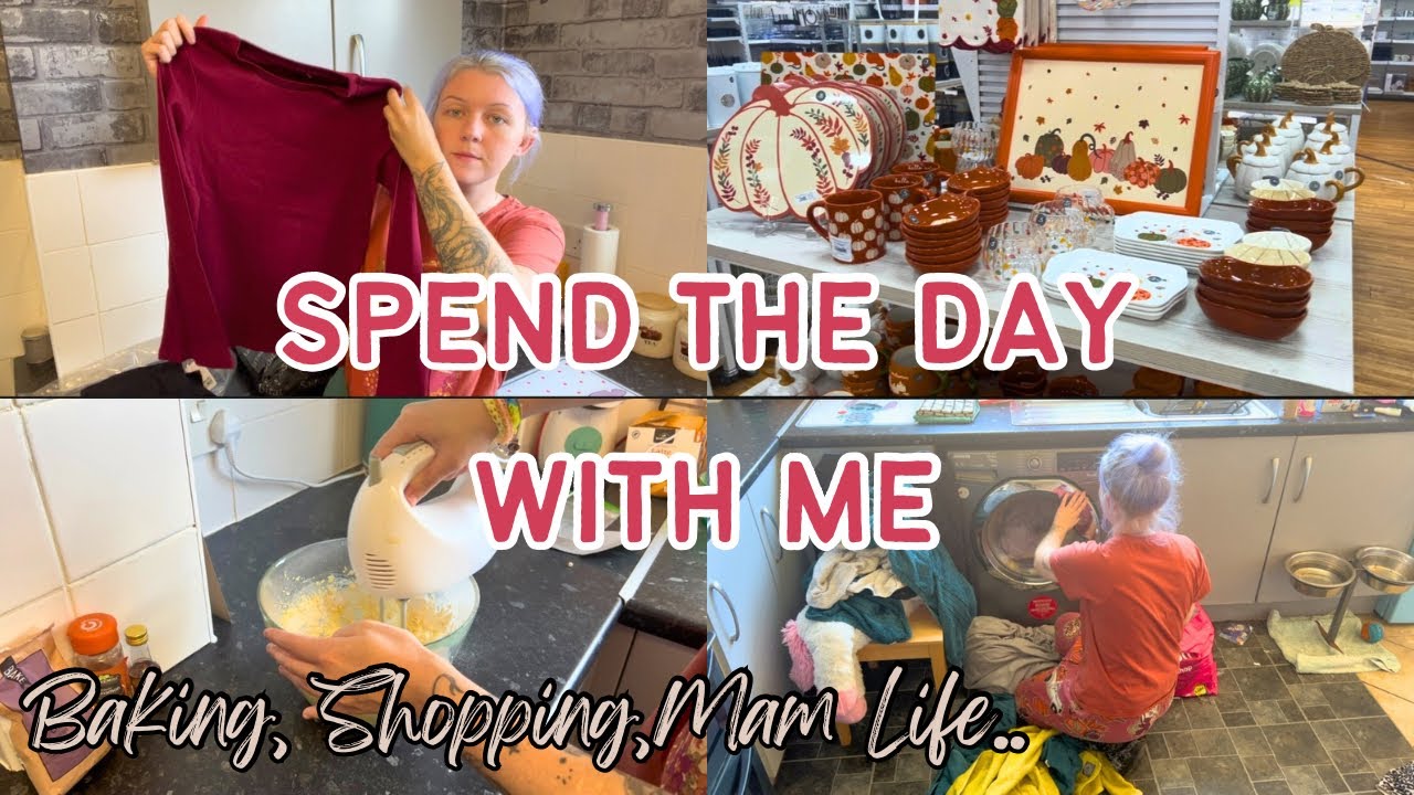 A LITTLE BIT OF EVERYTHING | Day In The Life: Baking, Shopping & SAHM Life