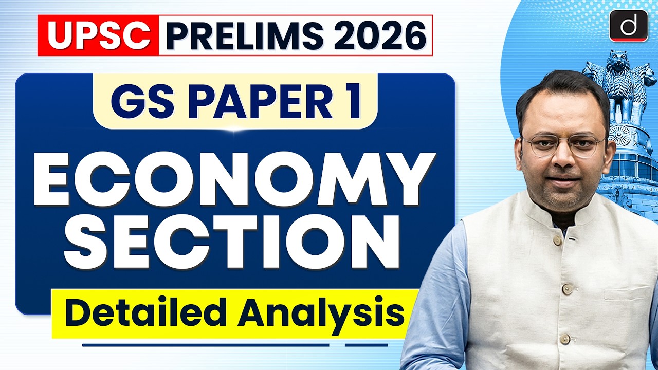 UPSC Prelims 2026 | Economy Section Detailed Analysis | UPSC GS Paper | Drishti IAS English