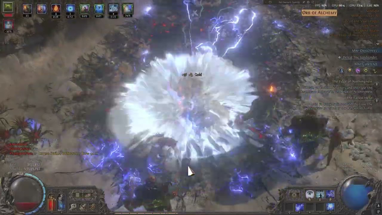 POE2 0.4.0 abyssal lich AOE stacker ( Koblabyss Ref )