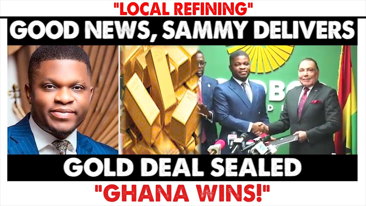 Smiles All Around 😃 — Sammy Gyamfi’s Egypt Deal Set to Transform Ghana’s Gold Industry