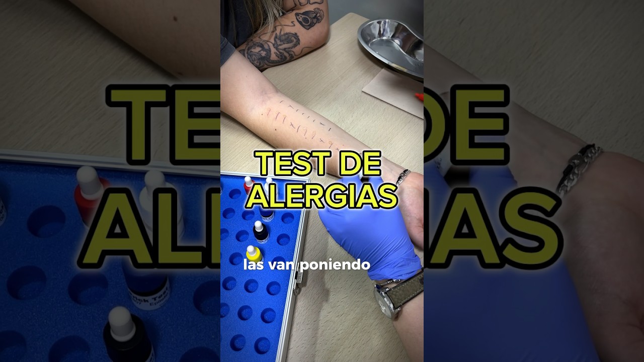 Me hice el test de las ALERGIAS #asmr #allergy #alergias