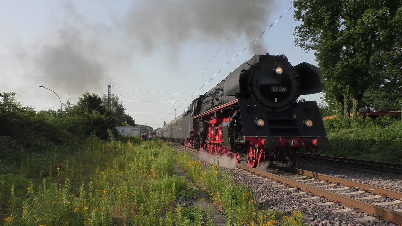 Westfalendampf Sonderzug nach Norddeich Mole mit 01 519 18.06.2022 (HD)