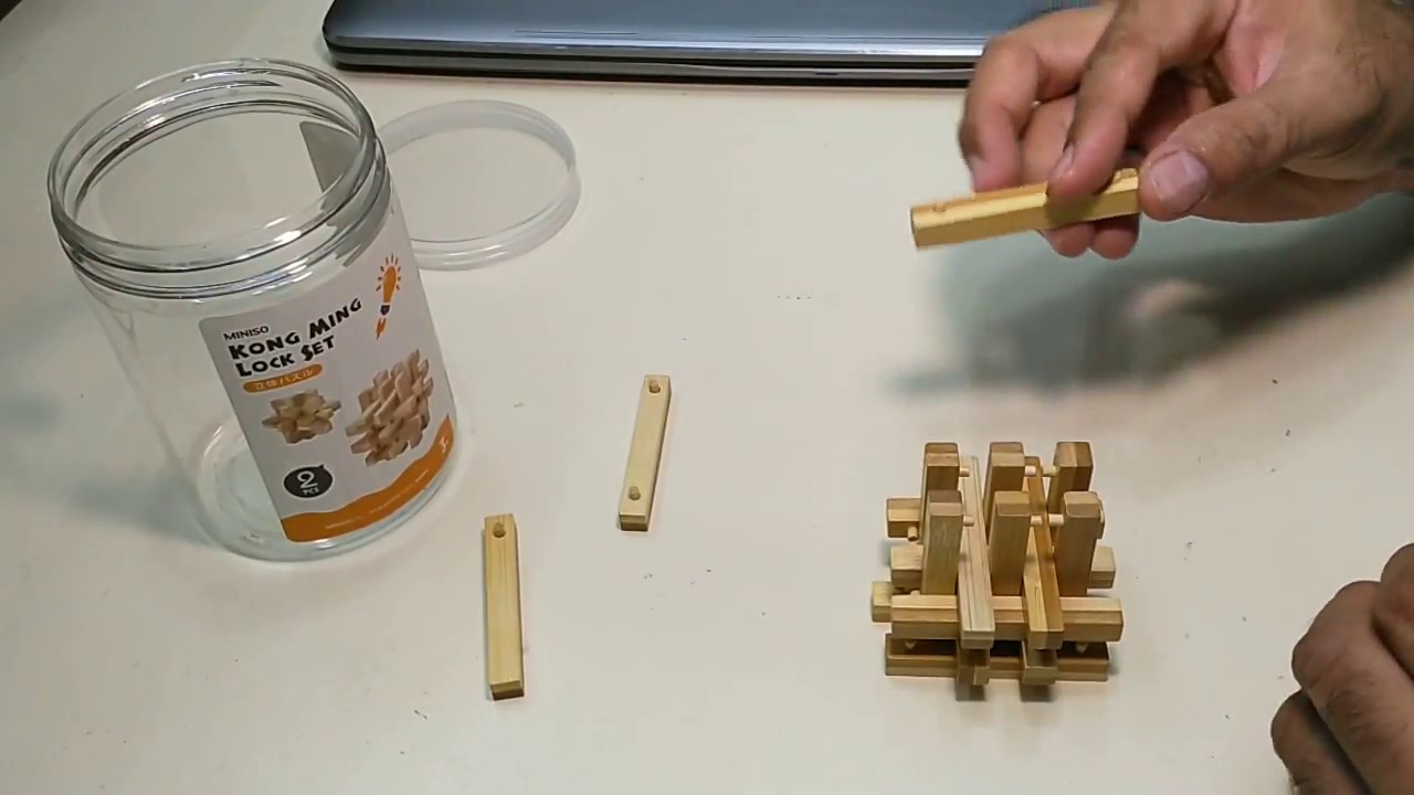 How to assemble MINISO Kong Ming Lock Set
