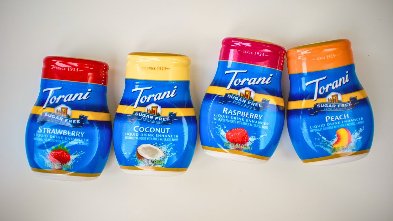 Пробую НОВЫЕ добавки для напитков Torani! 🍑🍓🥥 (Персик, малина, кокос и клубника)