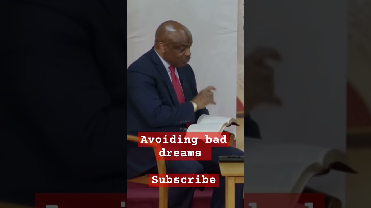 how can I  avoid bad dreams pr. Randy Skeete