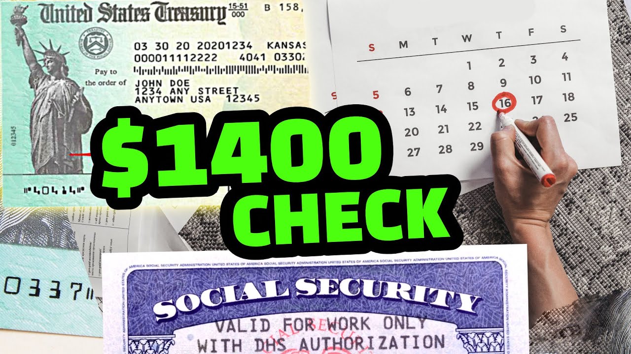 New 4th Stimulus Check Update News $1,400 Social Security, SSDI, SSI 2024 News