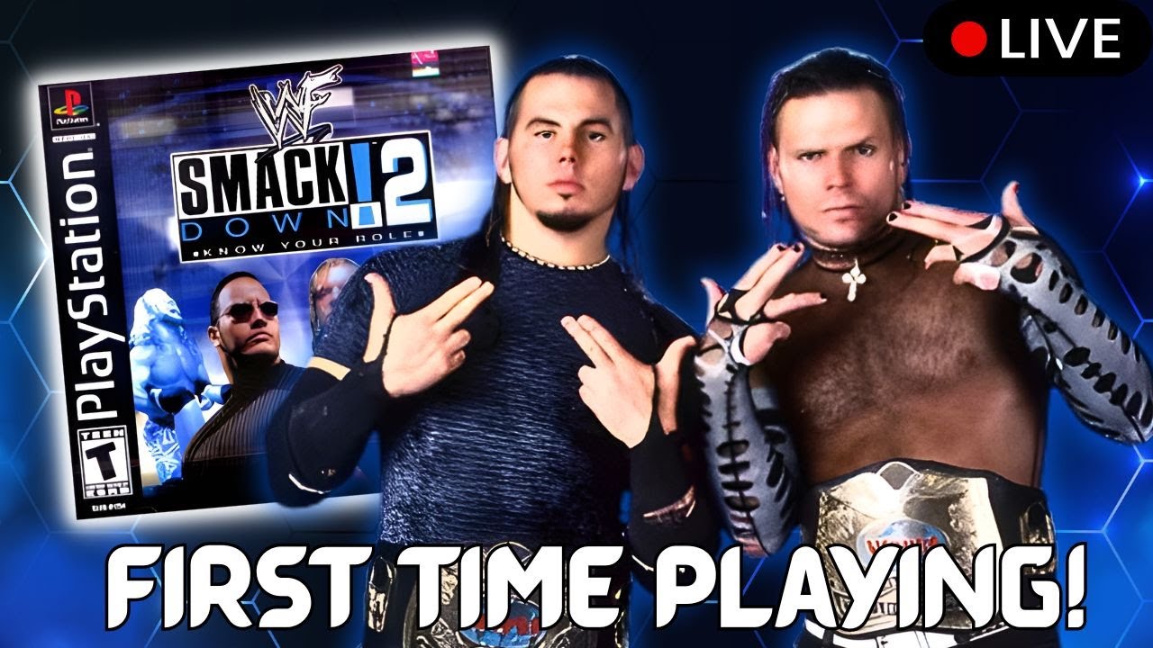 The Hardy Boyz Take Over SmackDown! 2 PS1 Livestream (vert)