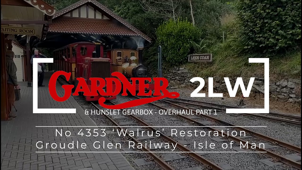 Капитальный ремонт Gardner 2LW, часть 1. Начало демонтажа. Локомотив Hunslet, Walrus Groudle Glen...