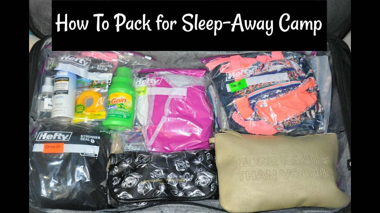 How to Pack for Summer Sleep Away Camp | Suitcase & Carry On