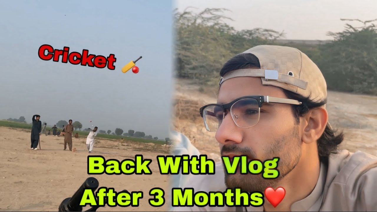 I am Back After 3 Months 🙏 | Playing cricket with friends 