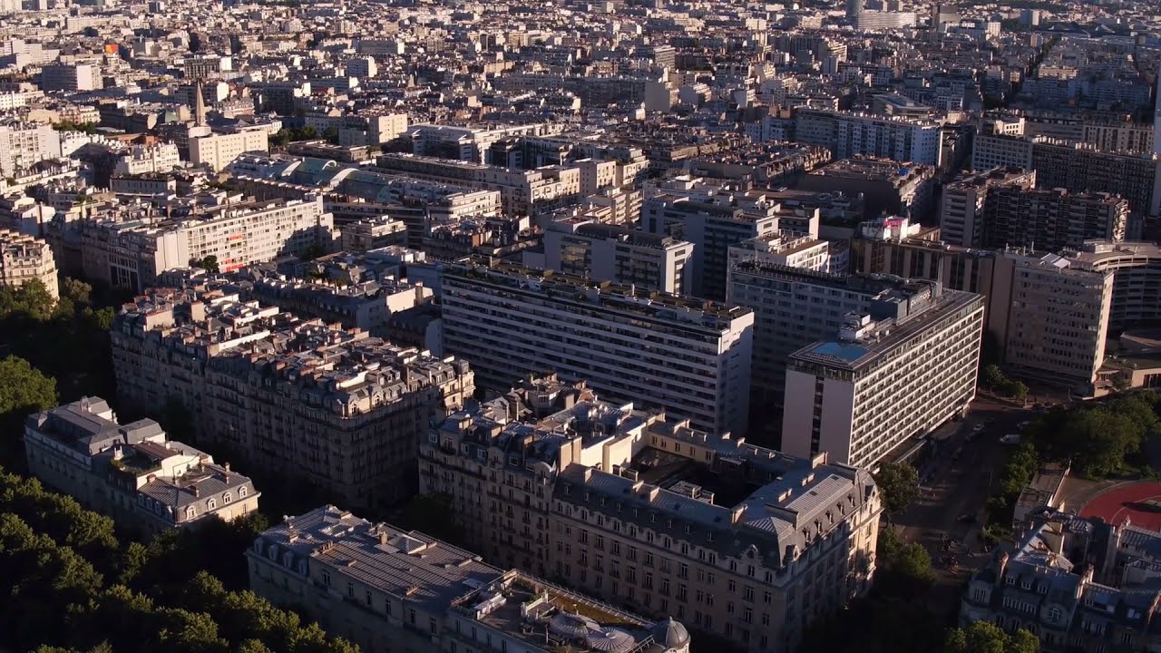 Paris Boulogne Billancourt 4K, France Paris, Drone Footage, A Travel Tour UHD