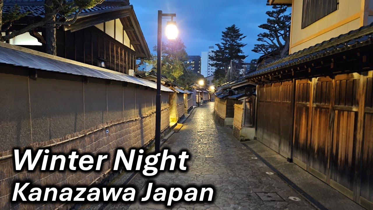 Winter Night Travel & Sightseeing in Kanazawa Japan | Where to Visit at Night?