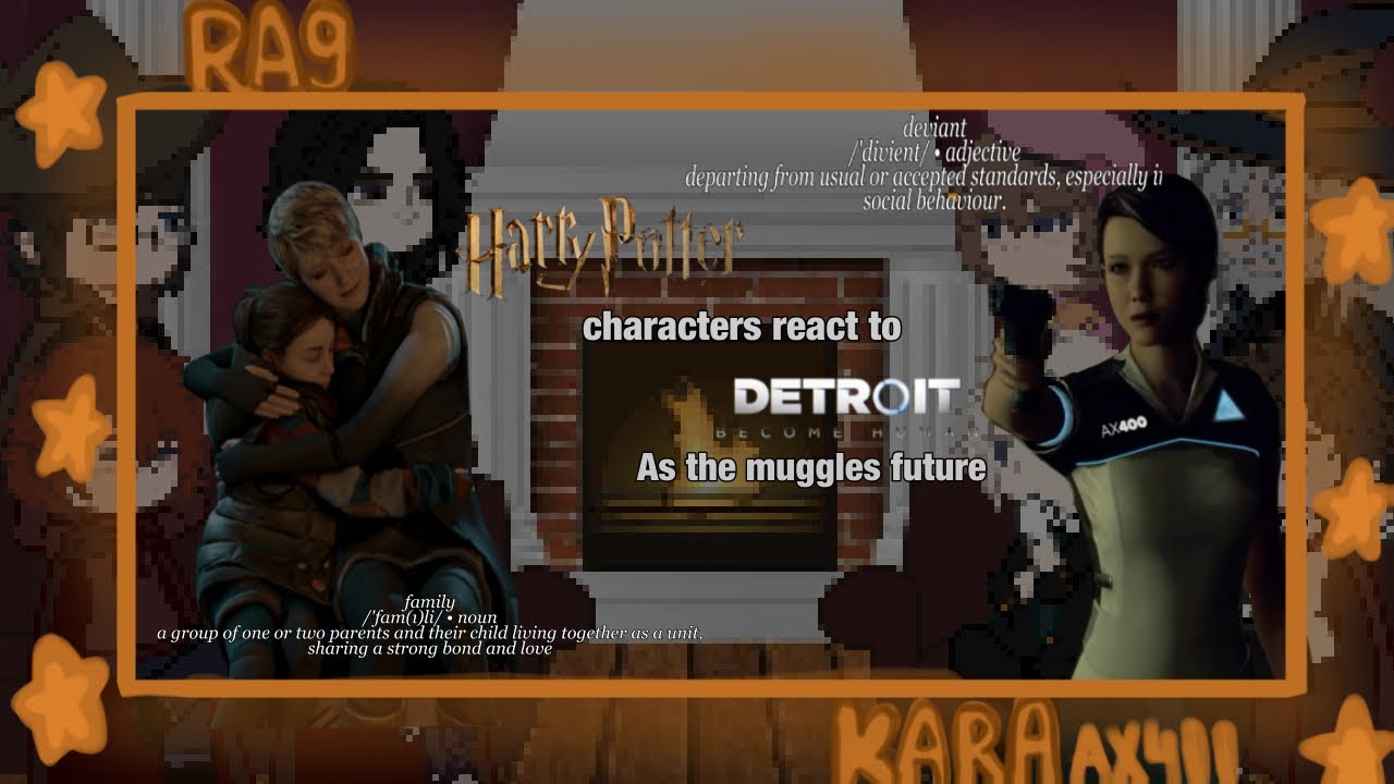Harry Potter characters react to Detroit:Become Human as the muggles future. // [1/3] // Kara AX400