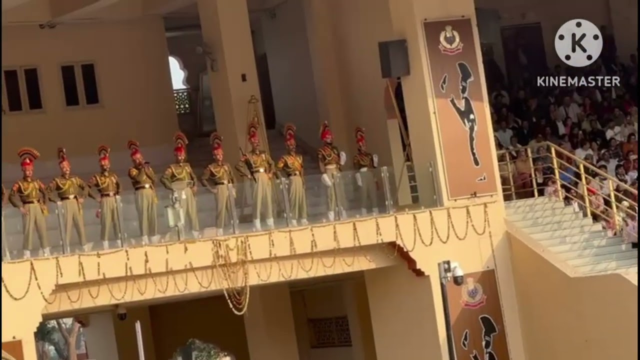 Glimpses of BSF Pared at Atari Border ( Wagha Border). वाघा बॉर्डर पर परेड 