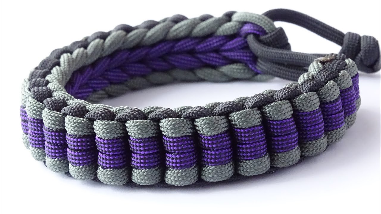 How to Make 4 Row Mad Max Style Endless Falls Paracord Survival Bracelet - CBYS Tutorial – DIY