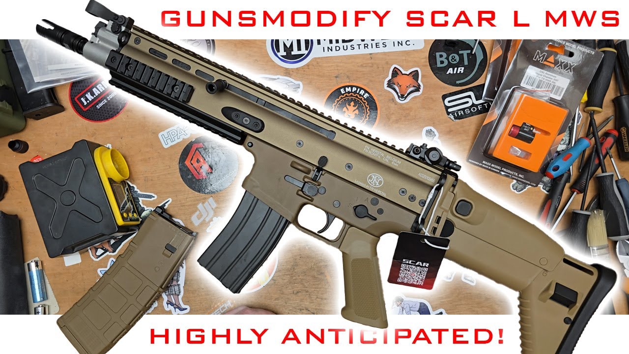Guns Modify GBBR SCAR L MK2 MWS - Unboxing / Overview 