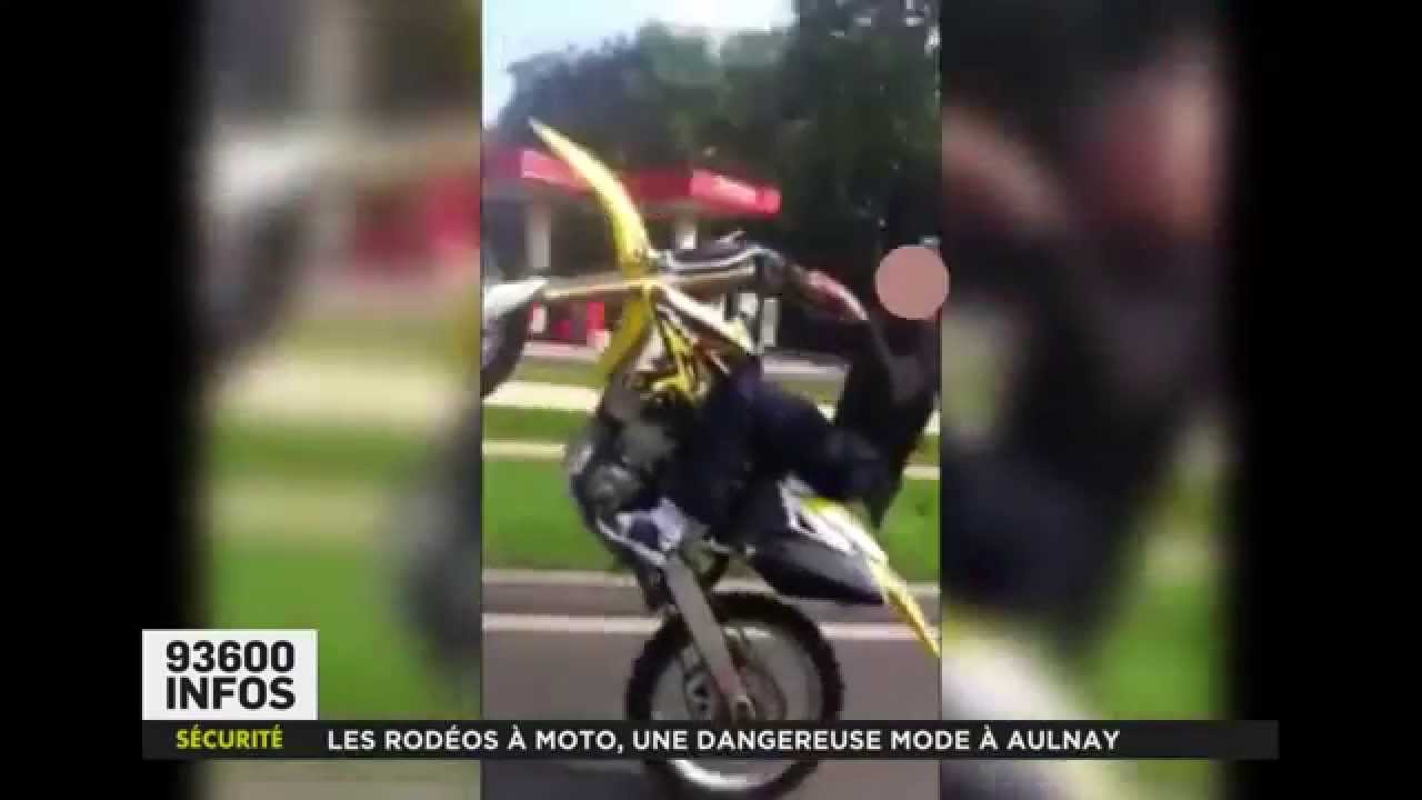 Les rodéos à moto, une dangereuse mode à Aulnay-sous-Bois