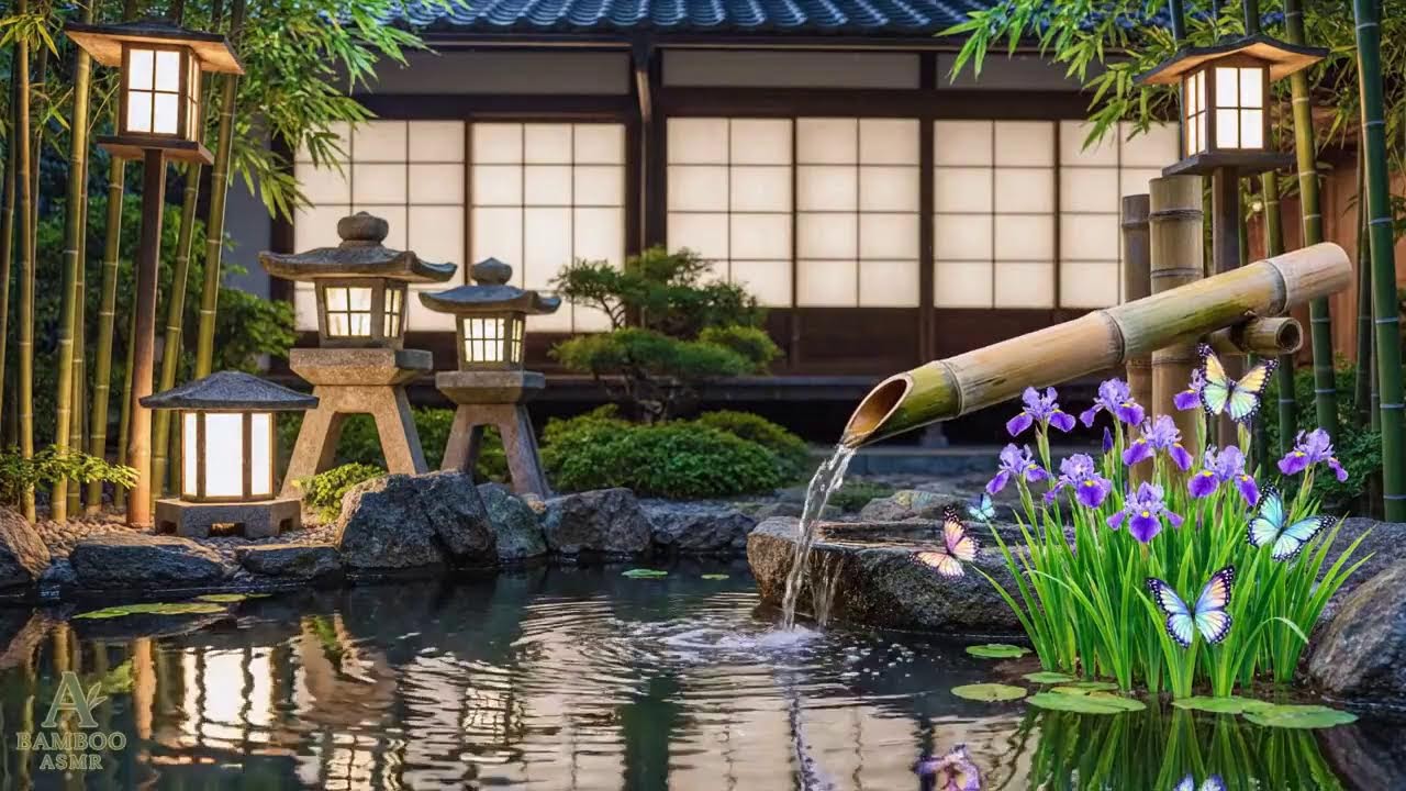 Achieve Peaceful Sleep and Reduce Stress with Gentle Bamboo Water ASMR