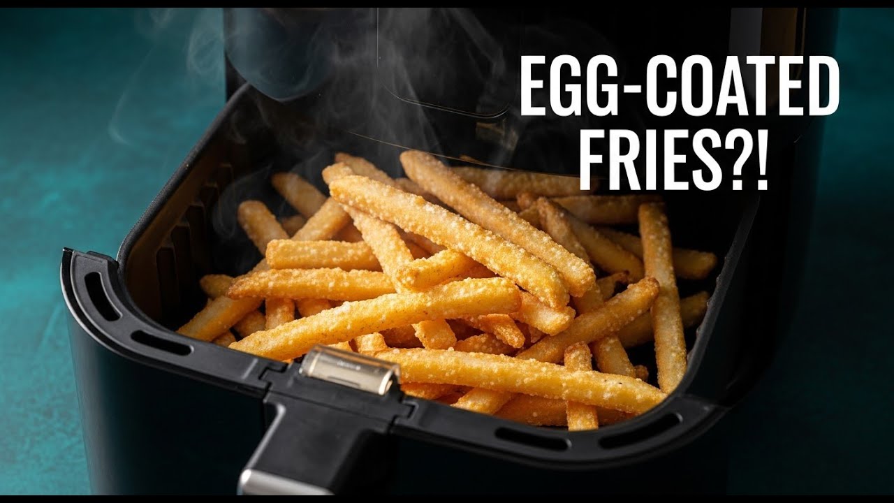 I Coated French Fries in Egg Fry Mix & Air Fried Them… WOW 🤯