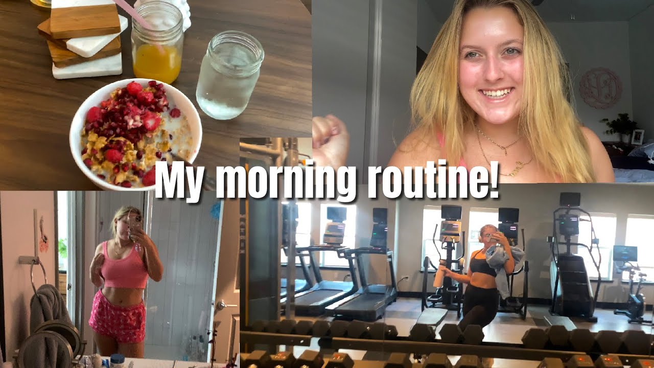 My morning routine at college