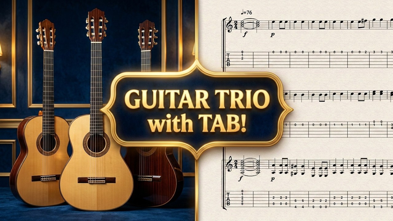 Beethoven: Symphony No. 7, Op. 92 - II. Allegretto (Arrangement for Guitar Trio) #guitartrio