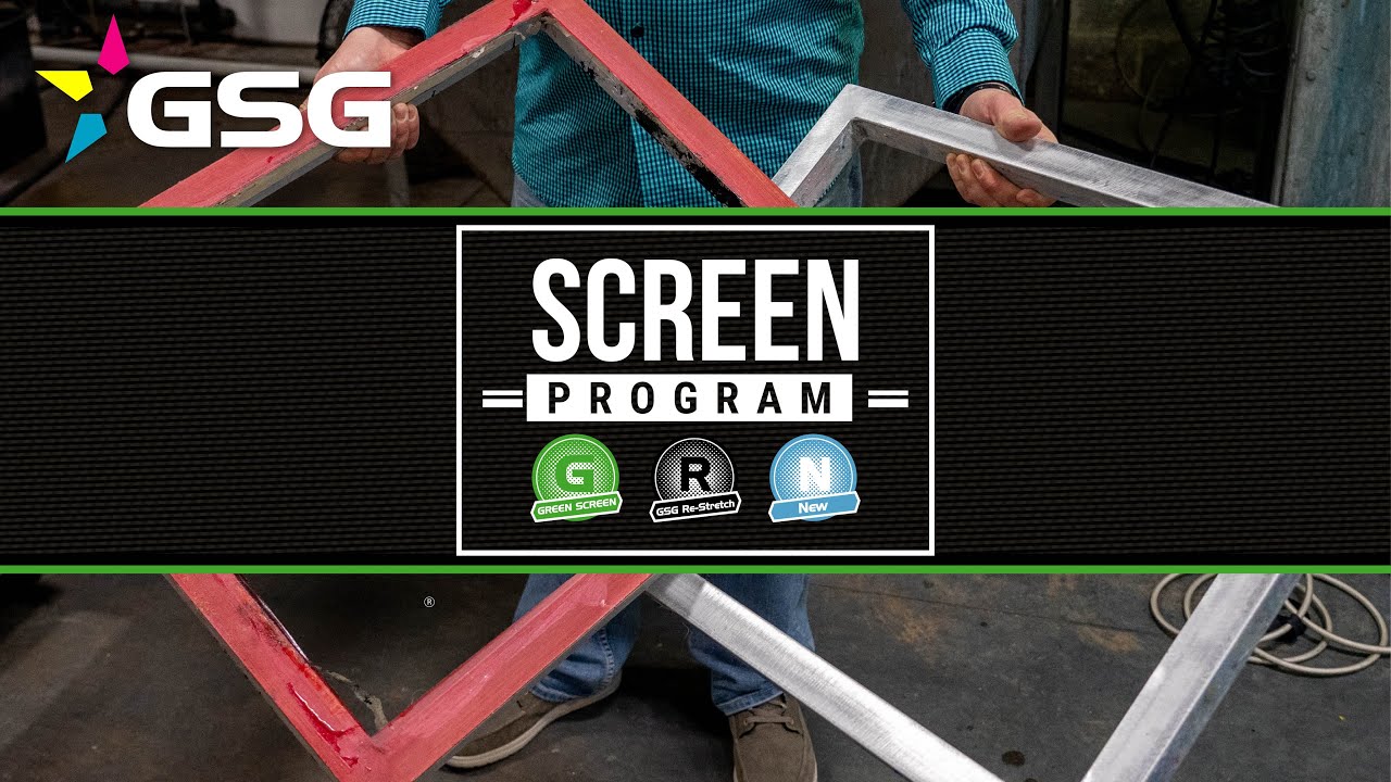 GSG Green Screen Program | Reuse, Re-stretch and Refresh Your Screens|