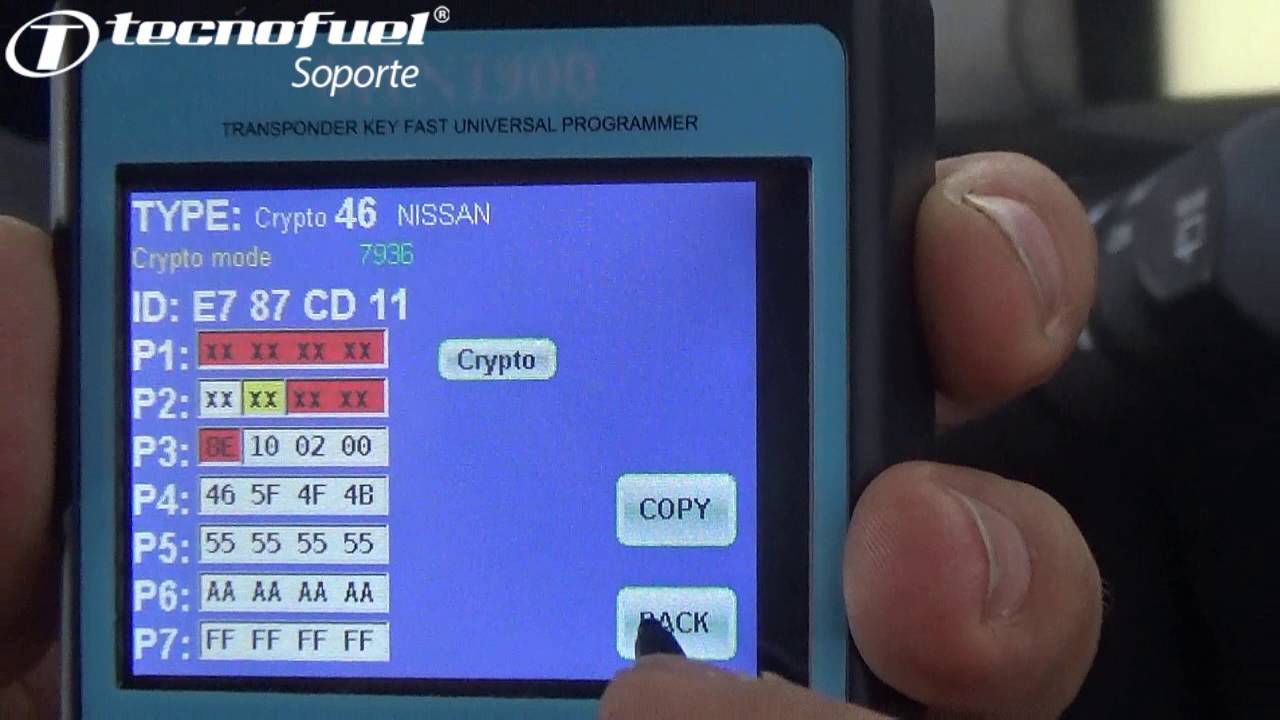 Mini900 Clonar llave chip 46 March 2015