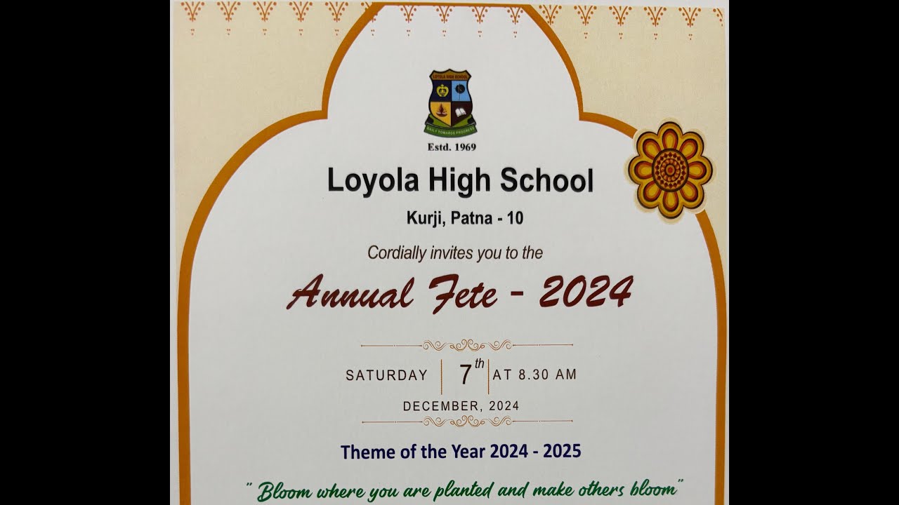 Annual Fete 2024 | Loyola High School