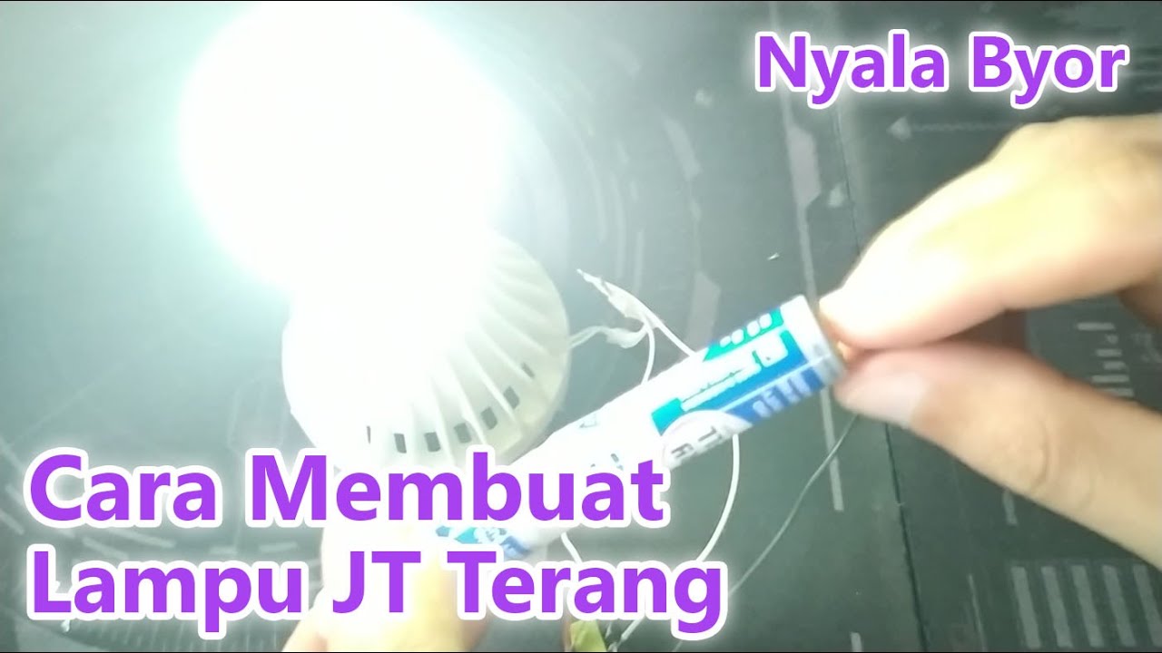 Cara Membuat Rangkaian JT Hemat Energi Untuk Menyalakan Lampu Dengan Baterai AA - Mini Inverter