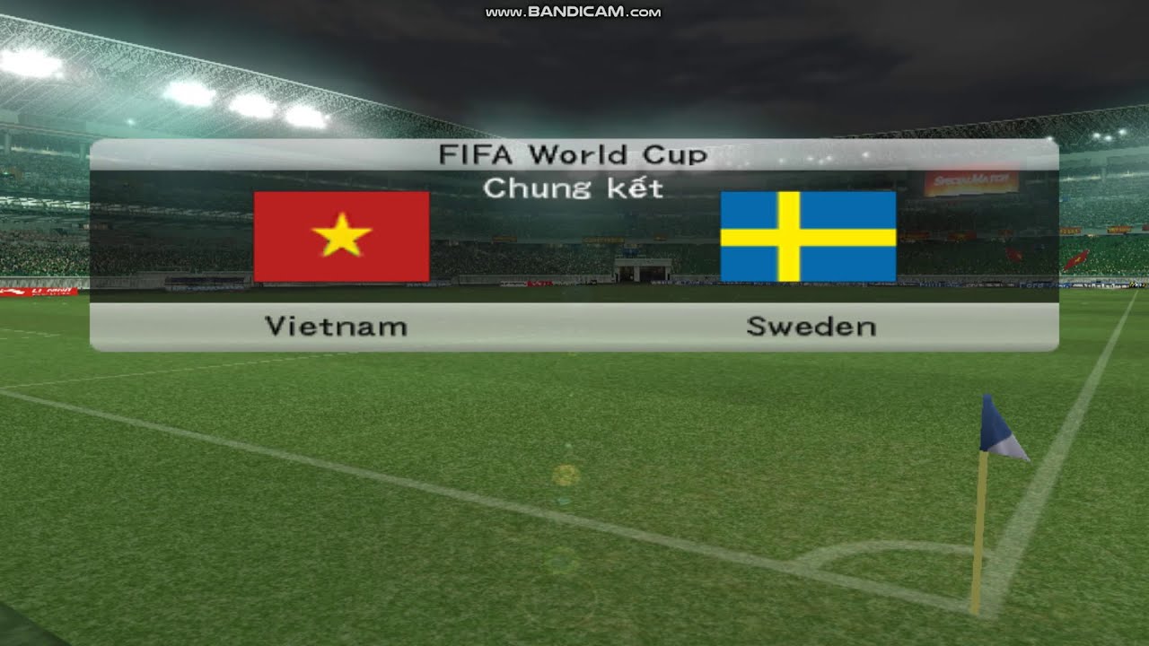 [PES 6] World Cup final | Vietnam 1 - 0 Sweden | Top player difficulty