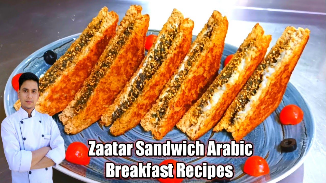 Zaatar Sandwich /Arabic Breakfast Recipes /Easy And Quick Breakfast /