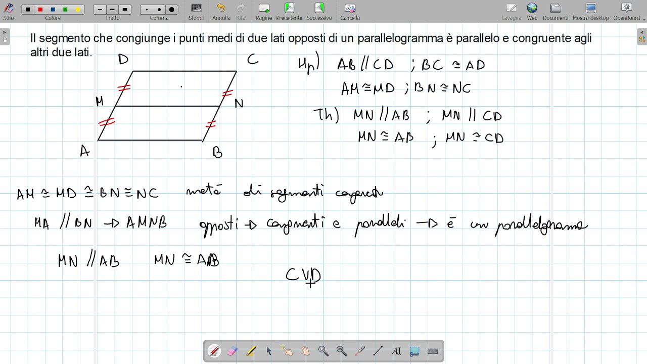 Risoluzione di alcuni problemi di geometria con i parallelogrammi - 001