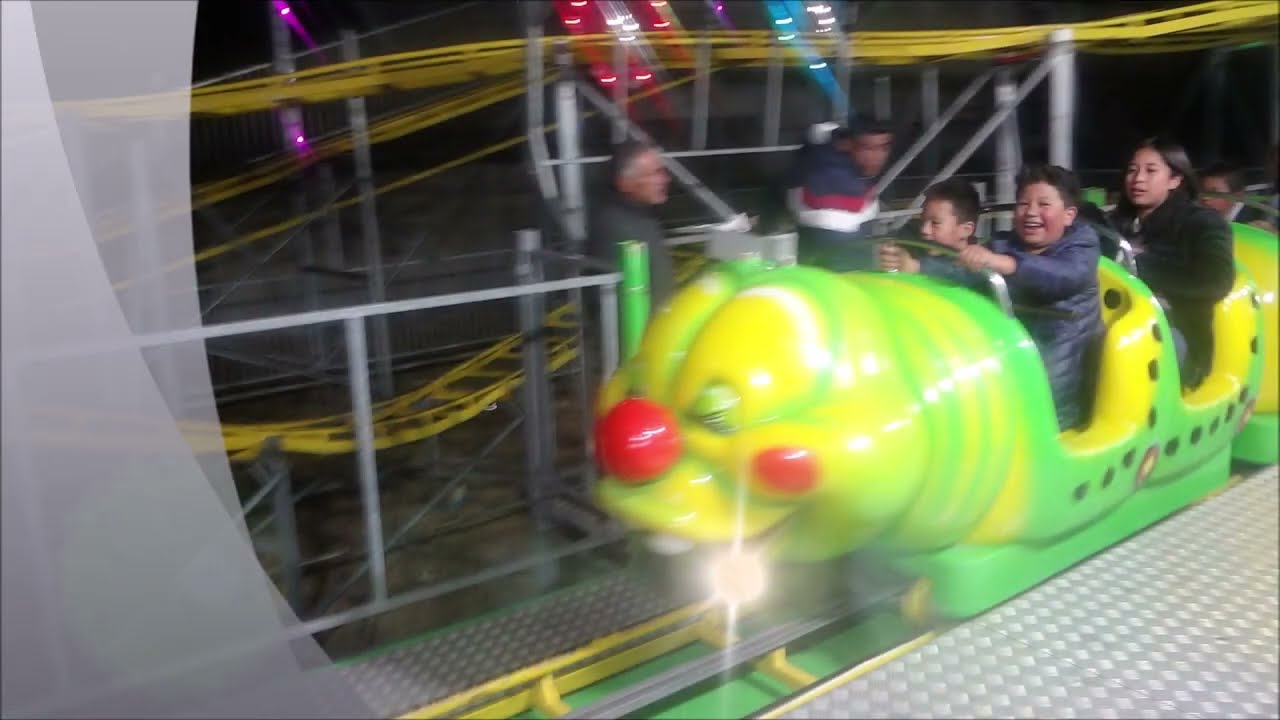 el gusanito montaña rusa coaster (feria de ocoyoacac 2023)