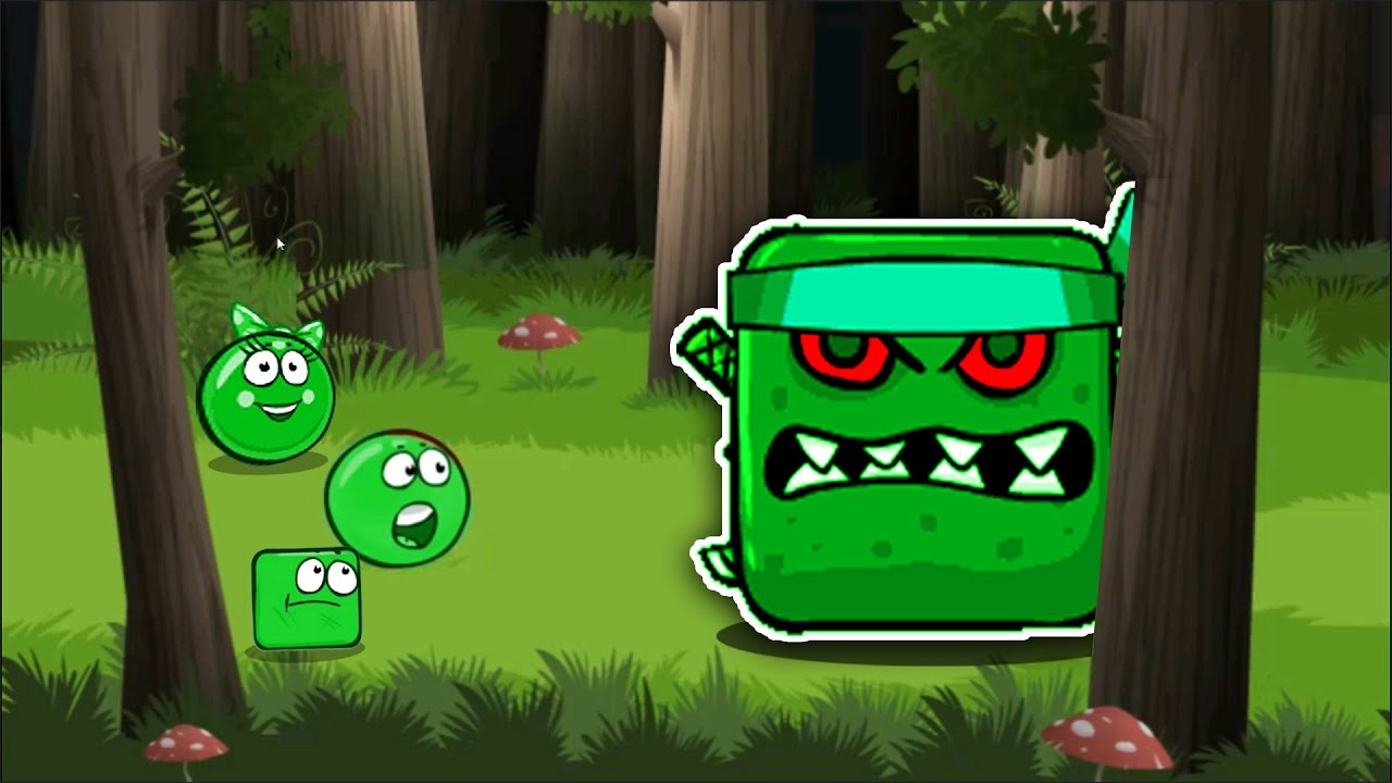 Green Ball vs Red Ball 4 Forest