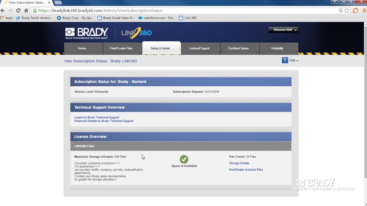 Brady Link360 Safety Software - Guided Tour