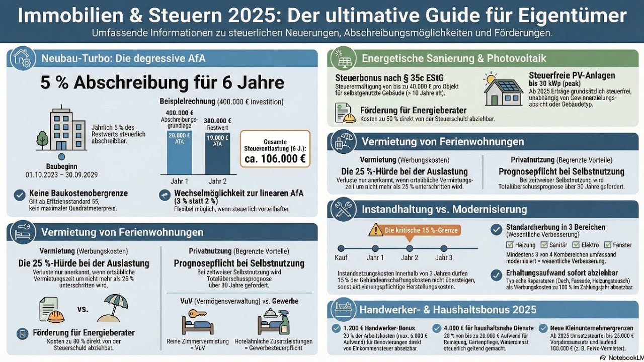 62 Der 5%-Turbo: Die neue degressive AfA für Neubauten