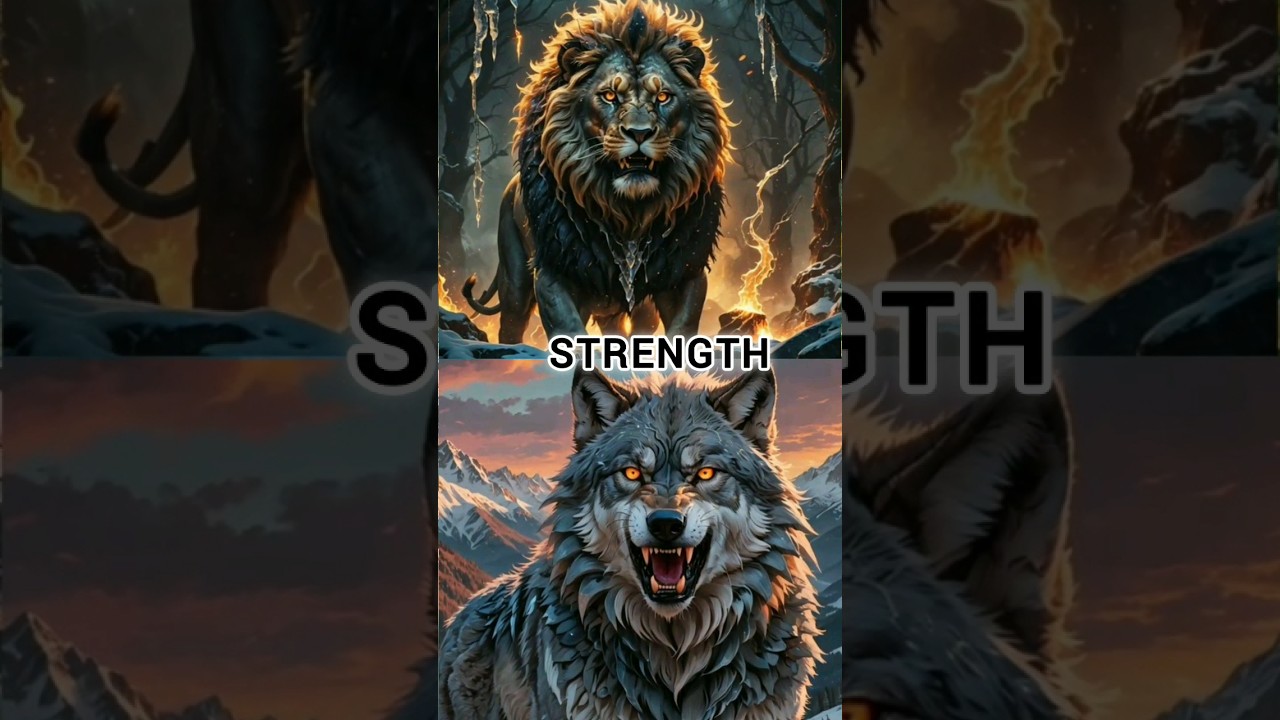 Lion vs Wolf 