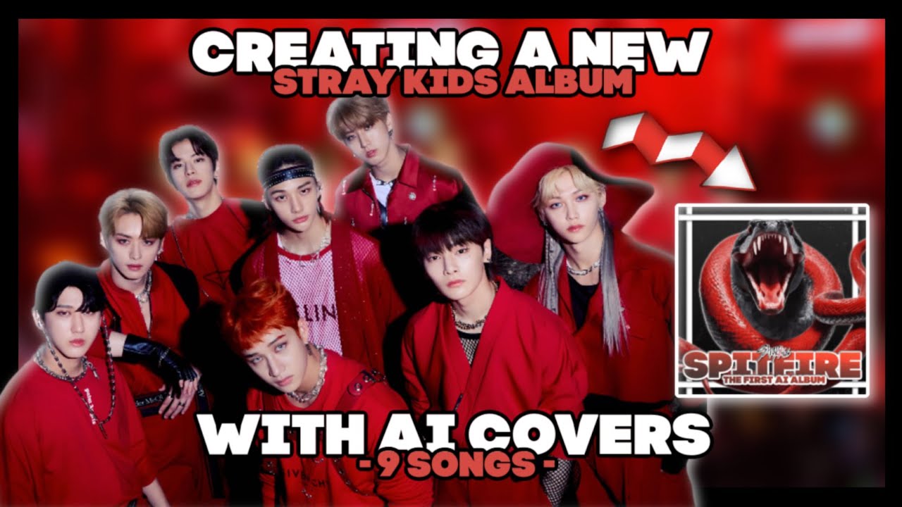 CREATING A STRAY KIDS ALBUM USING AI COVERS