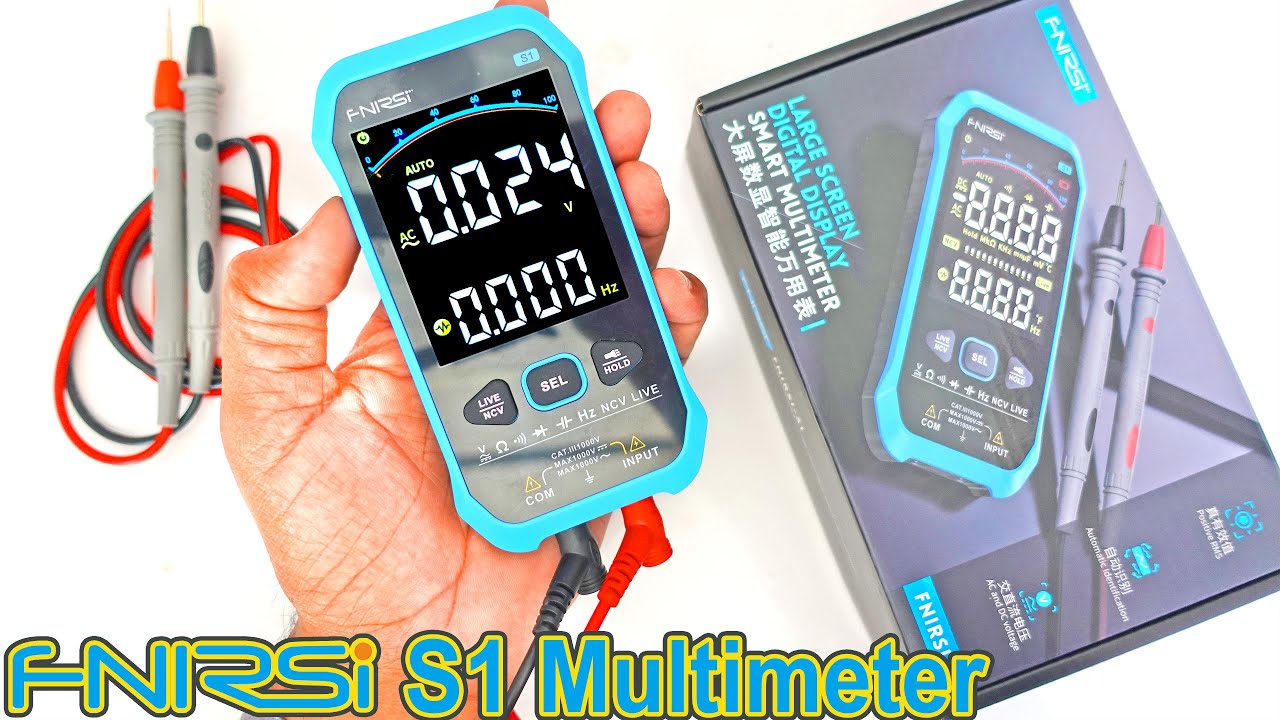 FNIRSI S1 Rechargable Digital Multimeter for electronics repairing full Review in Urdu Hindi
