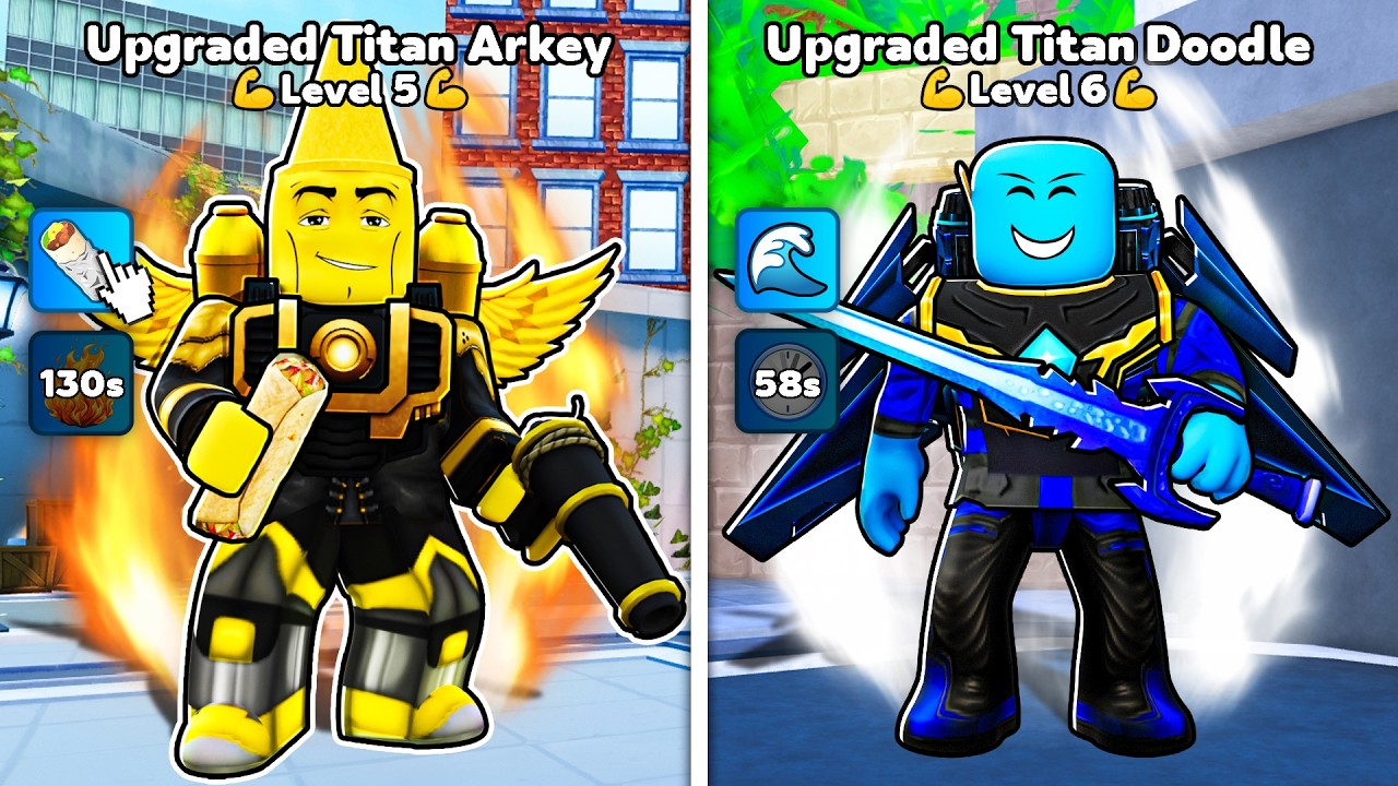 Upgraded Titan ARKEY vs Upgrade Titan DOODLE!