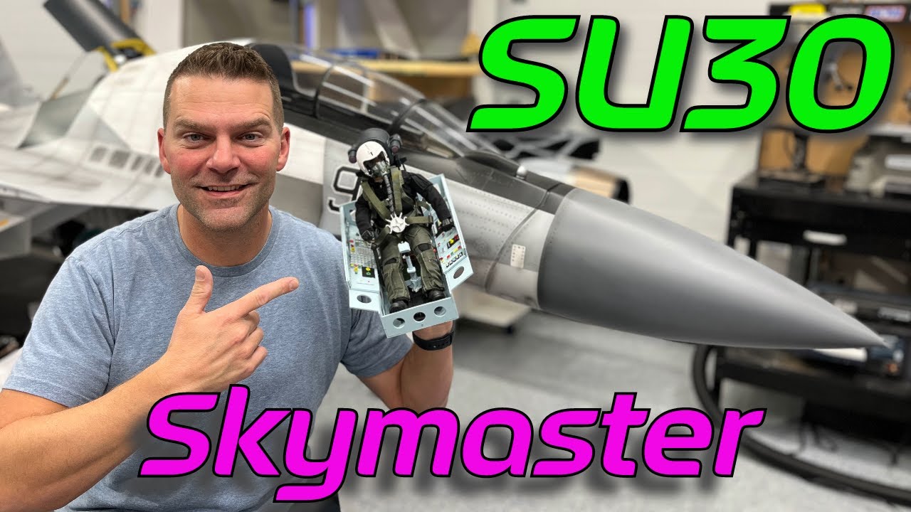 Epic Detail Work On A Russian Su30 Rc Jet from SKYMASTER