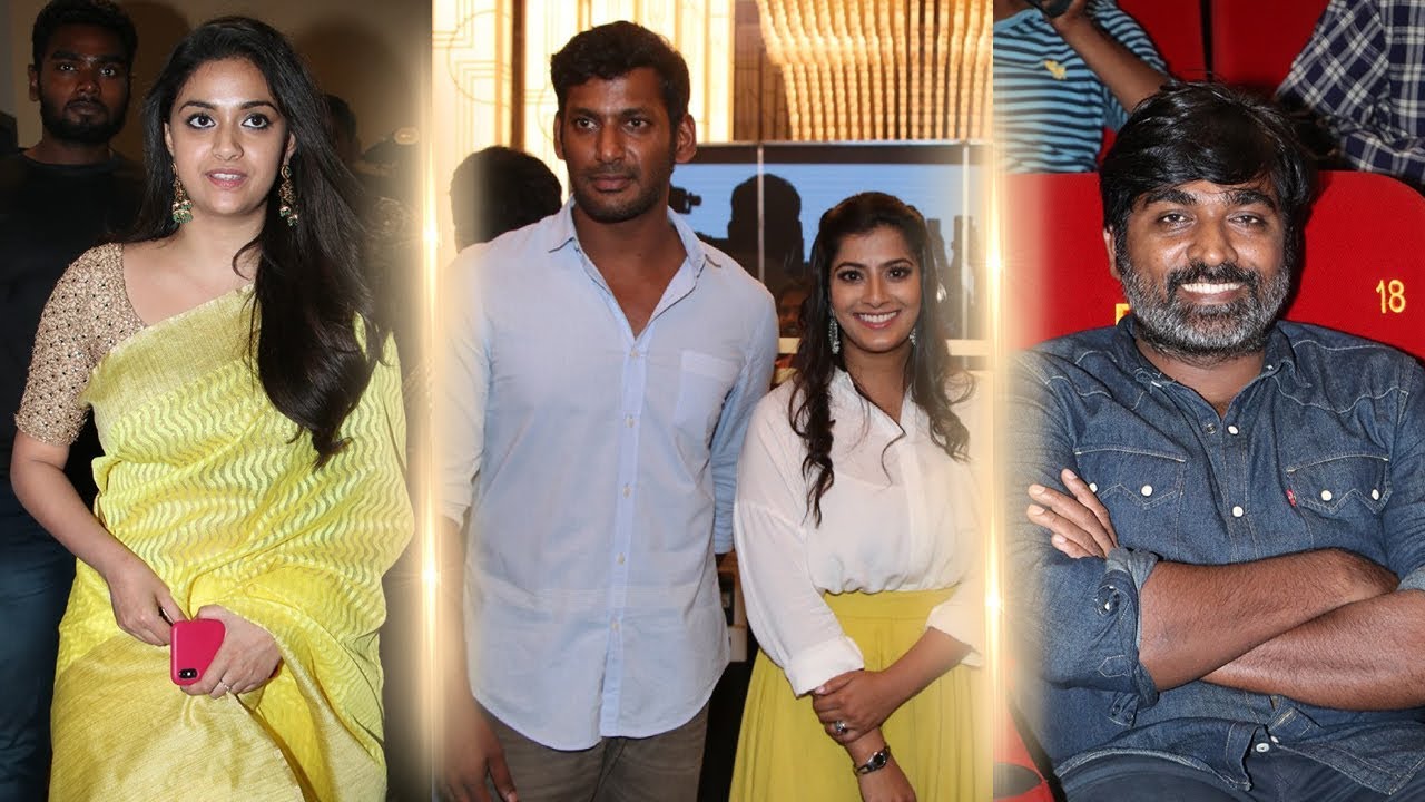 Celebrities at Sandakozhi 2 Premier Show | PVR | TalksOfCinema TV