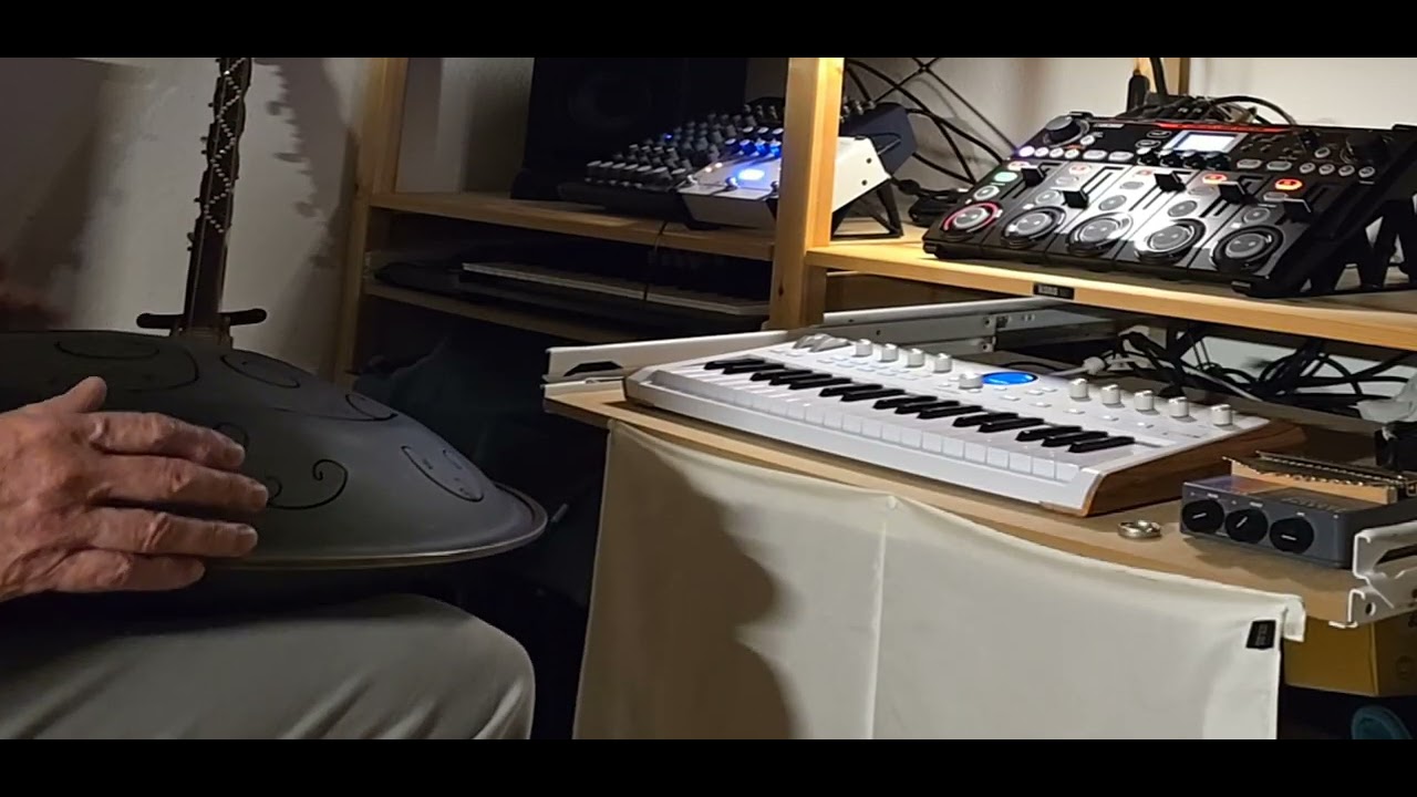 RAV ANIMA  -   First  Improvisation with Hologram Microcosm Effects Pedal