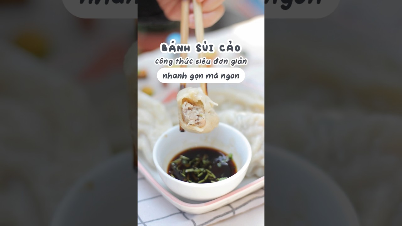 Sủi cảo si&ecirc;u dễ l&agrave;m