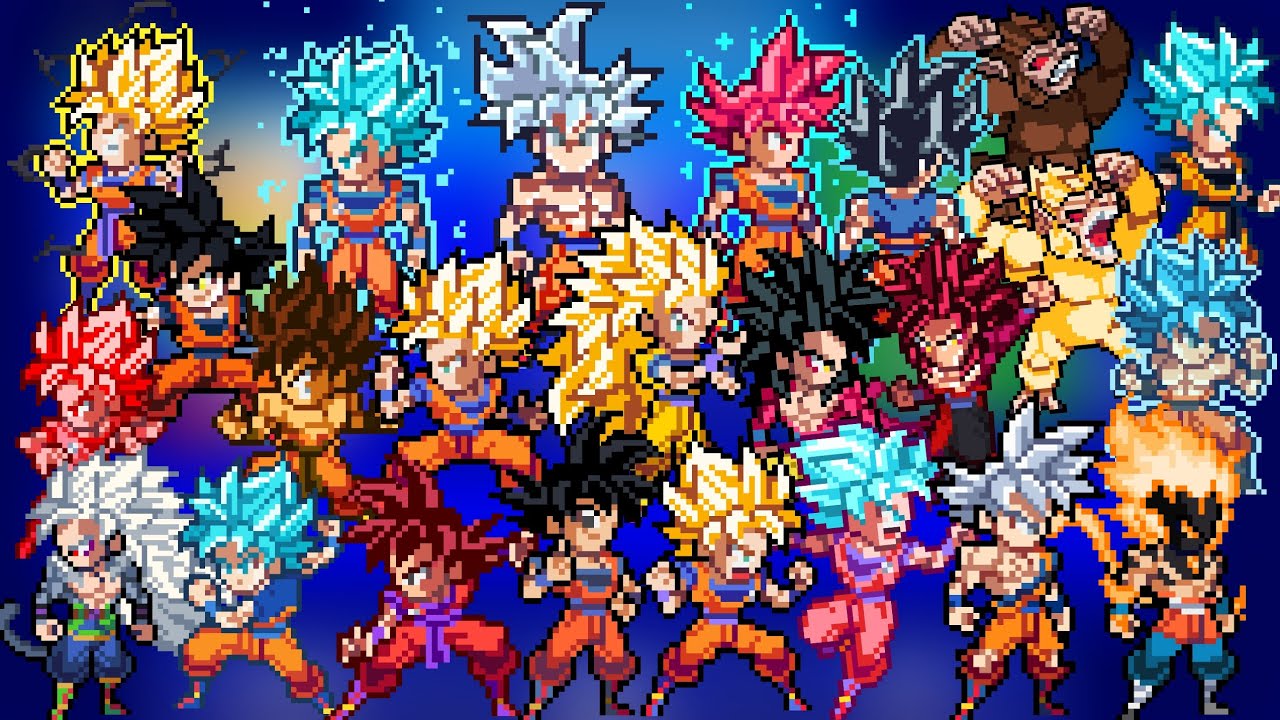 COMO FAZER O MELHOR 30 TODAS AS FORMAS GOKU (DRAGON BALL) WARRIORS OF THE UNIVERSE!!!
