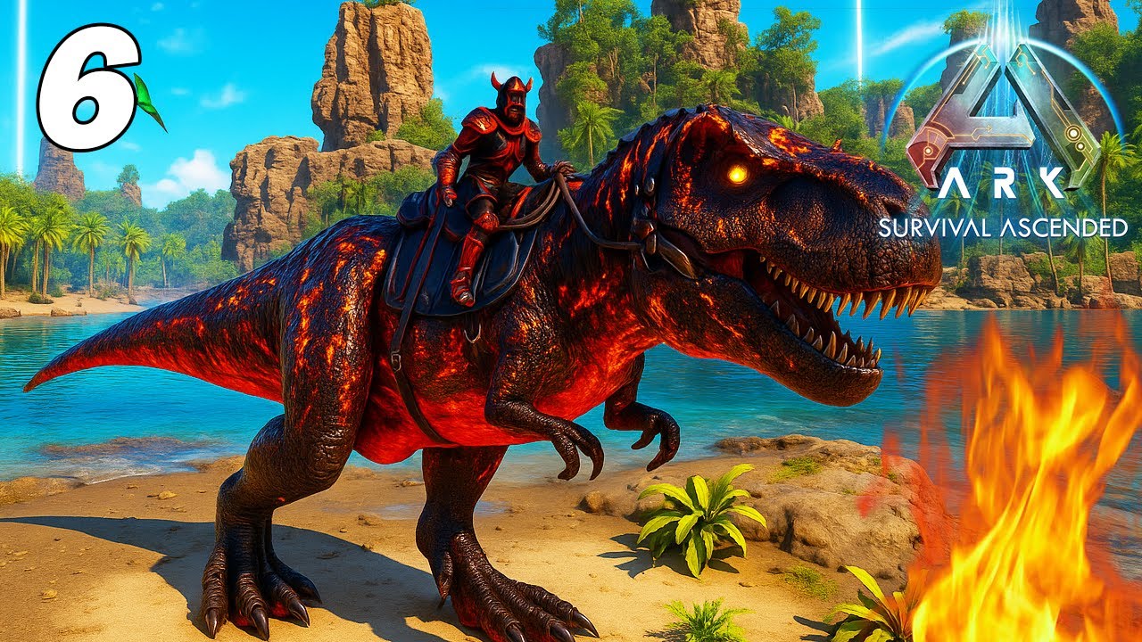 Je capture un Rex Volcanic très puissant ! Ark Ascended Primal Chaos 6